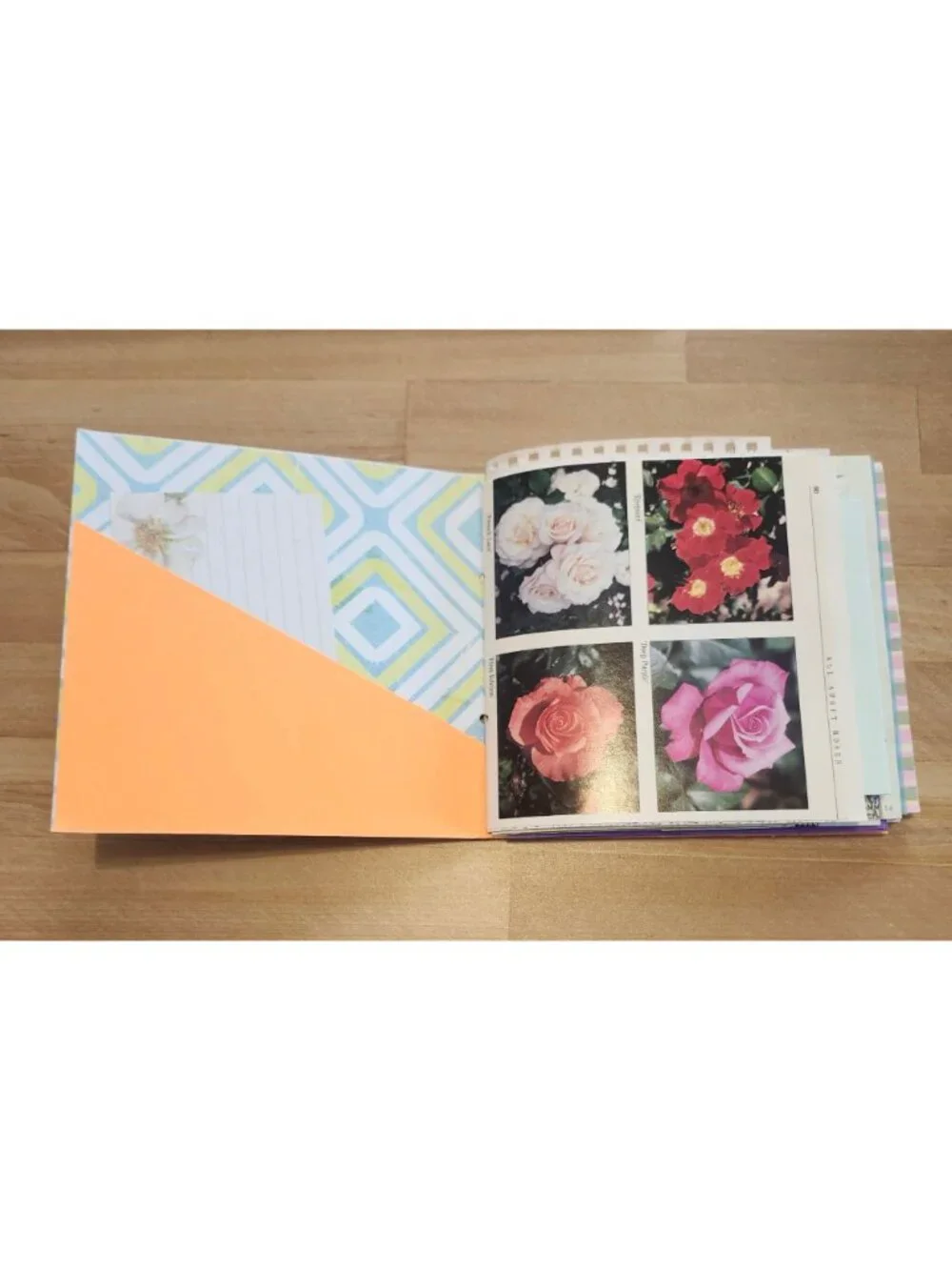 Colorful Floral Junk Journal Handmade 96 pages